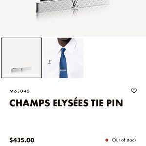 Louis Vuitton tie pin